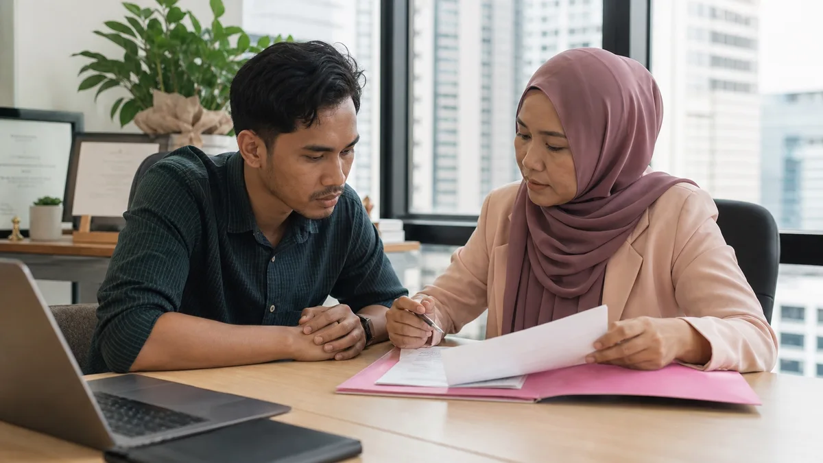 Company incorporation consultation in Kuala Lumpur between an SSAM adviser and a founder.