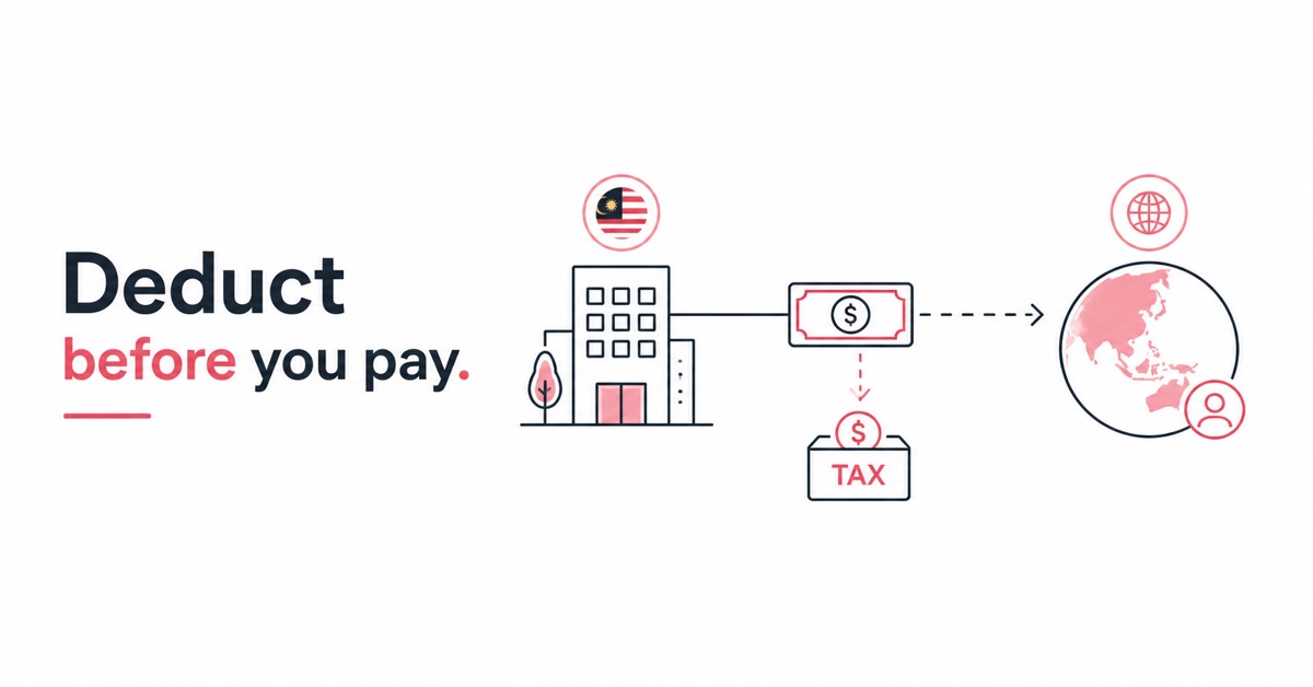 Withholding tax rules when a Malaysian business pays a foreign vendor